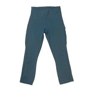 Lululemon Blue Yoga Capris